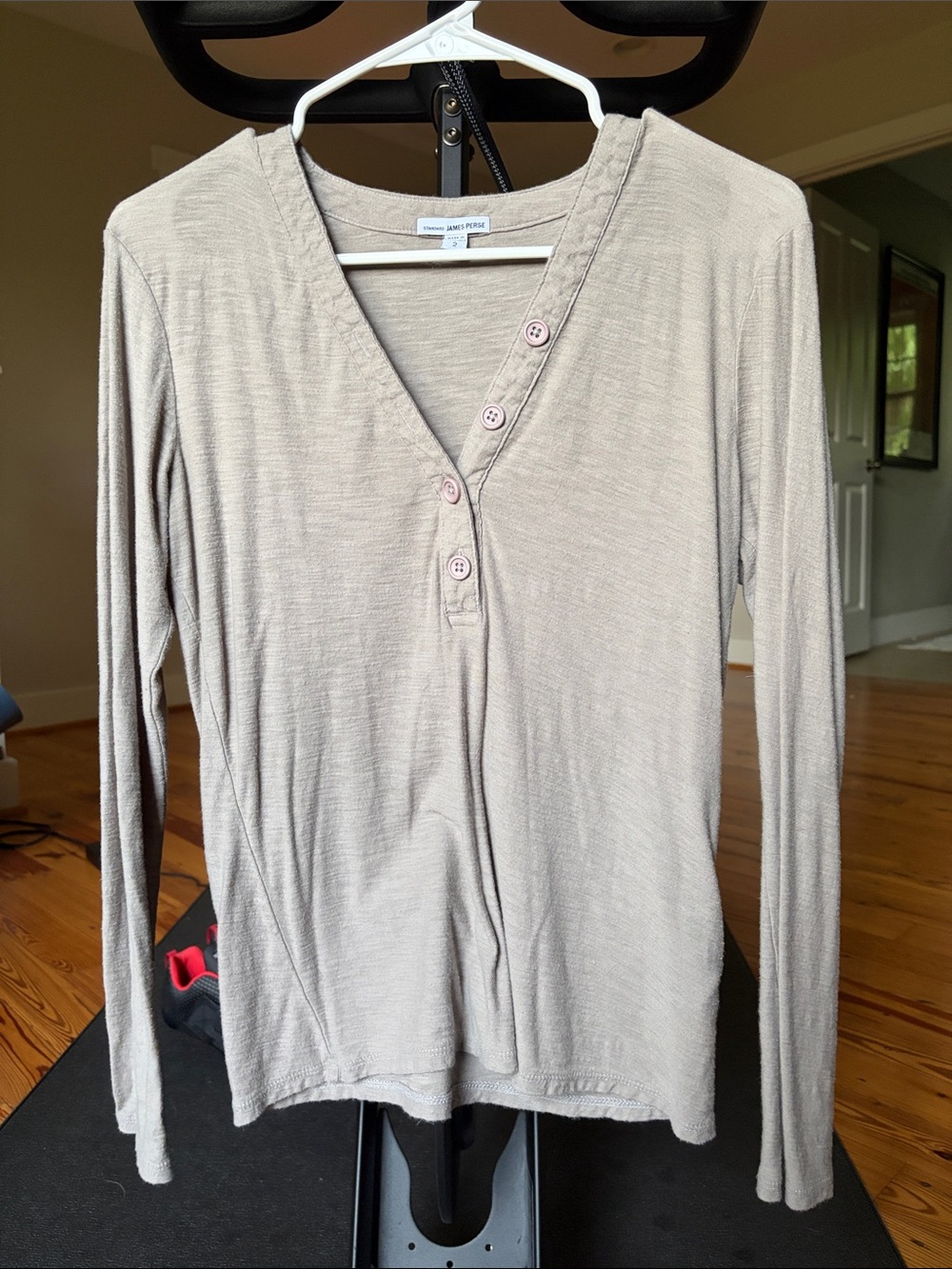 James Perse | Gray lightweight top